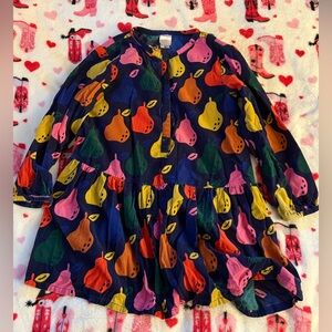 Hanna Andersson size 8 corduroyMulticolor Fruit Dress